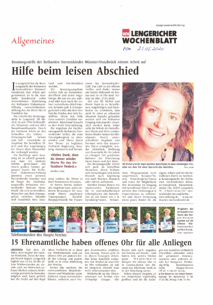 2020_Lengericher Wochenblatt - Heb- und Sterbeamme